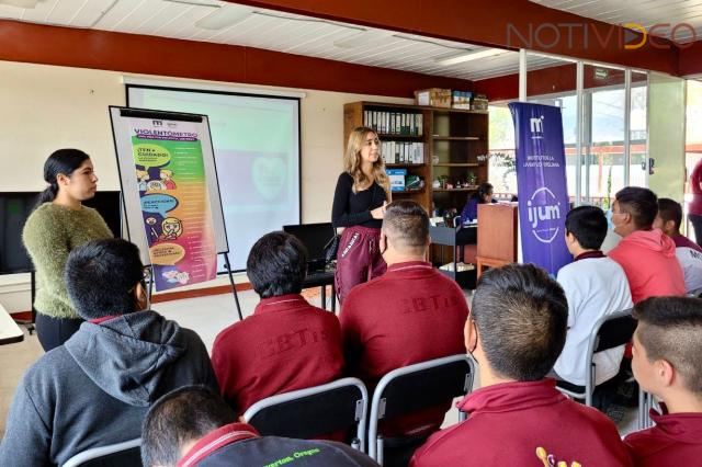 Arranca IJUM jornada informativo del violentómetro, educación sexual y salud bucal