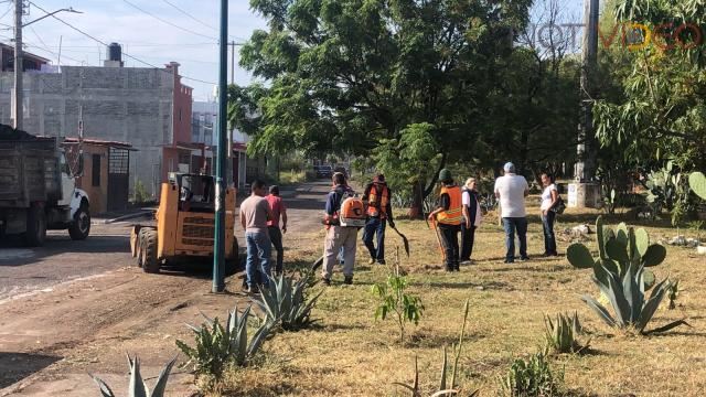 Brigadas de limpieza municipal llegan a la Nicolaitas Ilustres