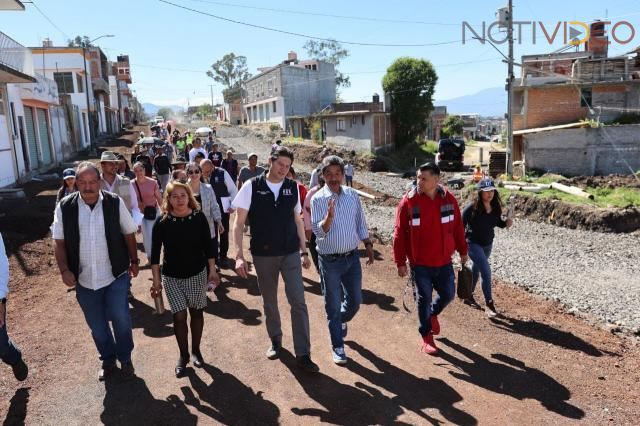 En Morelia realizamos obras que conectan y mejoran la calidad de vida: Alfonso Martínez