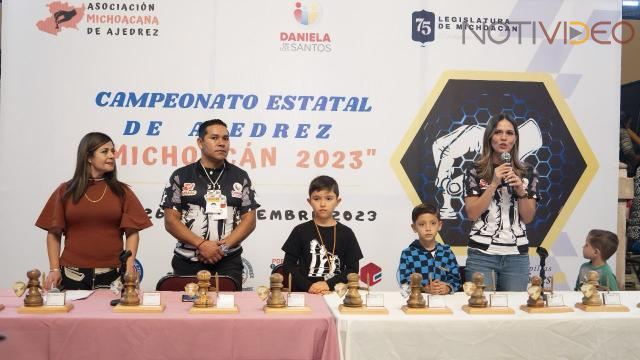 Inicia con Éxito el Campeonato Estatal de Ajedrez impulsado por Daniela De Los Santos.