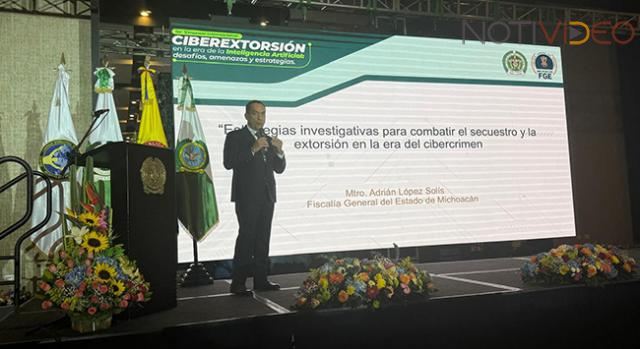 Propone fiscal estrategias para combatir secuestro y extorsión, en la era digital