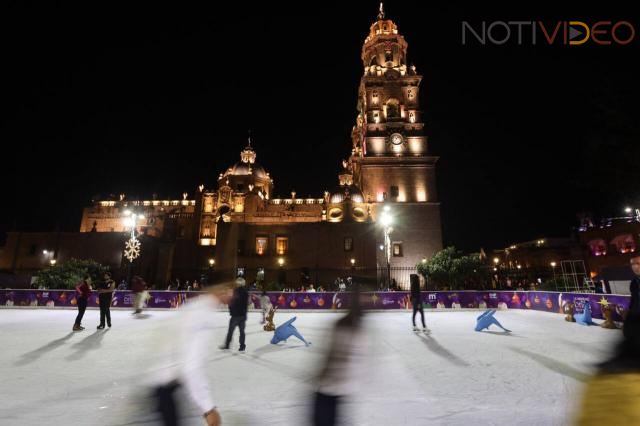 Pista de hielo del DIF Morelia, un espacio familiar y seguro