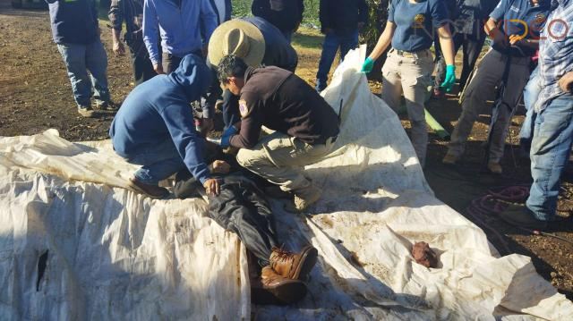 Mueren ahogados dos campesinos al caer a un pozo de agua en un Rancho agrícola 