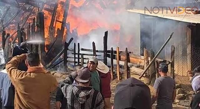 Mueren dos menores tras incendio de su vivienda. 