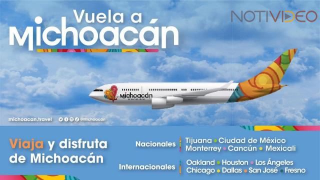 Michoacán cerrará 2023 con 1.3 millones de pasajeros aéreos: Sectur